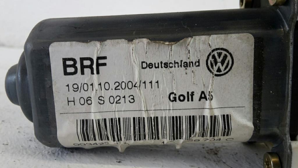 VW Golf 5 1K V Bj04 Fensterhebermotor hinten rechts 1K0959704