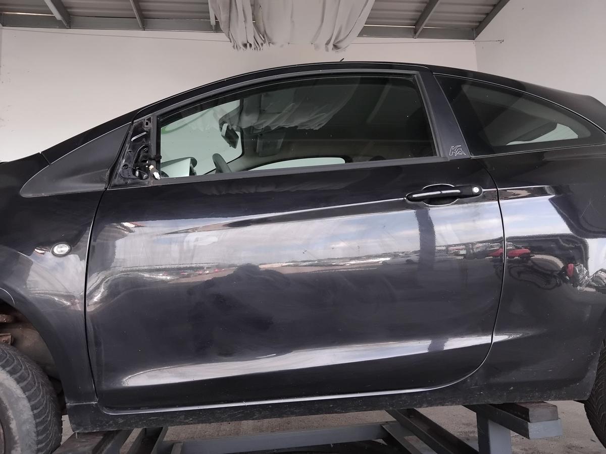 Ford Ka II RU8 T&uuml;r vorn links Fahrert&uuml;r Midnight-Schwarz Metallic BJ2009