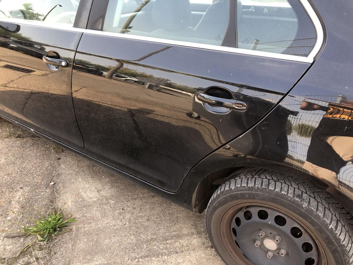VW Jetta 1K Tür hinten links Fondtür im Rohbau LC9X Deep Black Perl