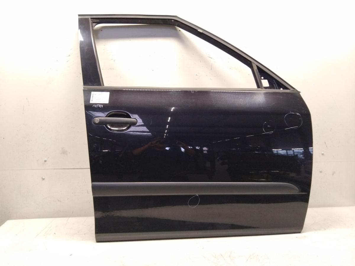 Skoda Fabia 2 5J Tür vorn rechts Beifahrertür schwarzmetallic 9910 Bj.2009