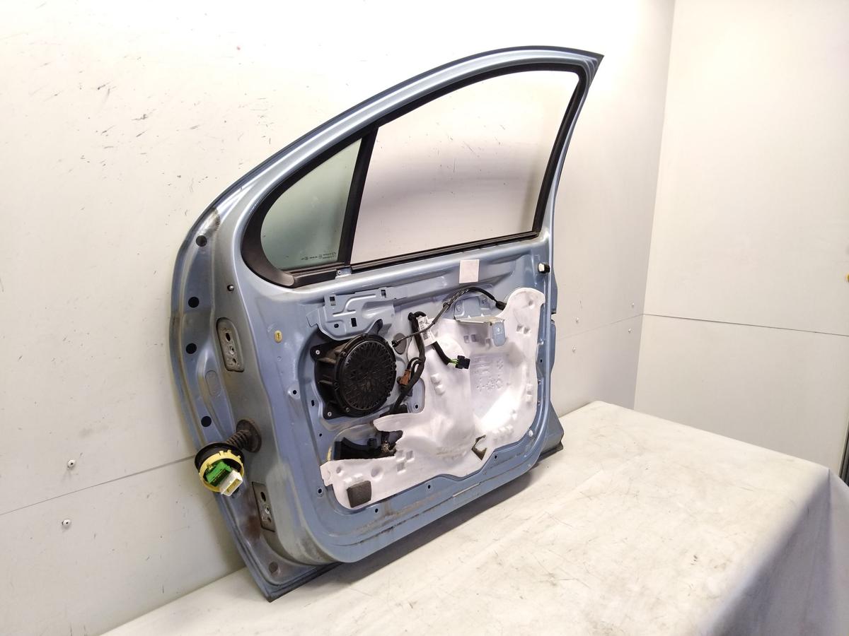 Peugeot 207 T&uuml;r vorn rechts Beifahrert&uuml;r 5-t&uuml;rig KGZ Inari Blau Metallic BJ2010