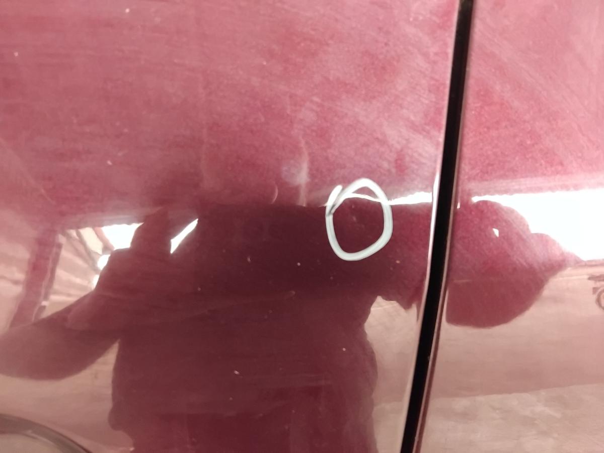 Skoda Fabia 2 5J T&uuml;r vorn links Fahrert&uuml;r LF3X Rosso Brunello BJ2013