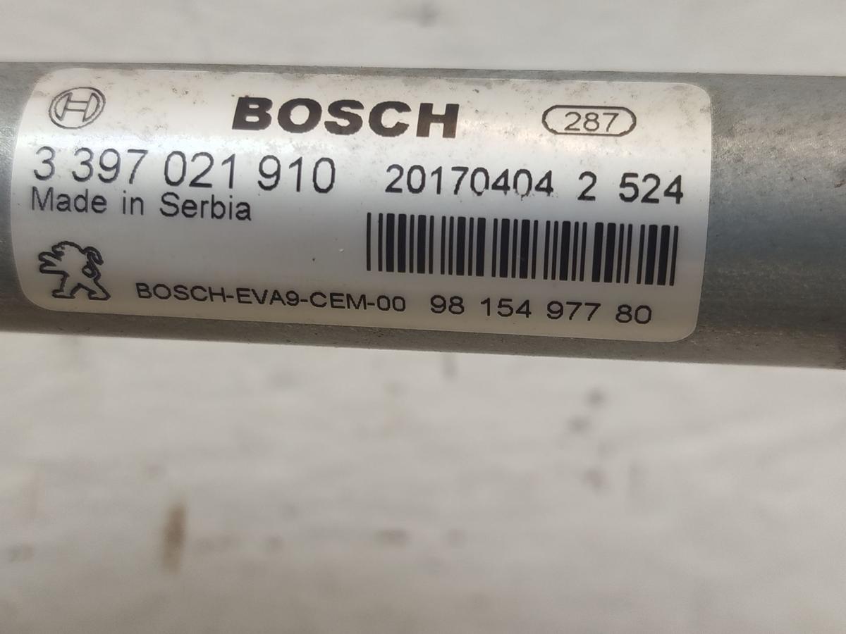 Citroen C3 III SX ab17 Wischergest&auml;nge mit Wischermotor vorn Wischeranlage Bosch