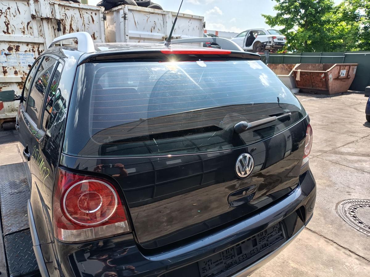 VW Polo Cross 9N3 orig Heckklappe mit Scheibe Kofferraum LC9Z Black Bj 2007