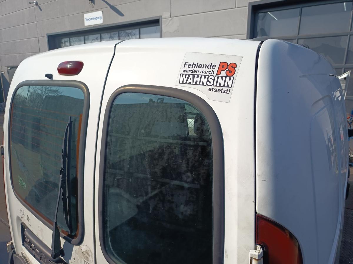 Renault Kangoo KC original Heckfl&uuml;gelt&uuml;r rechts 389 Gletscherwei&szlig; Bj 2008