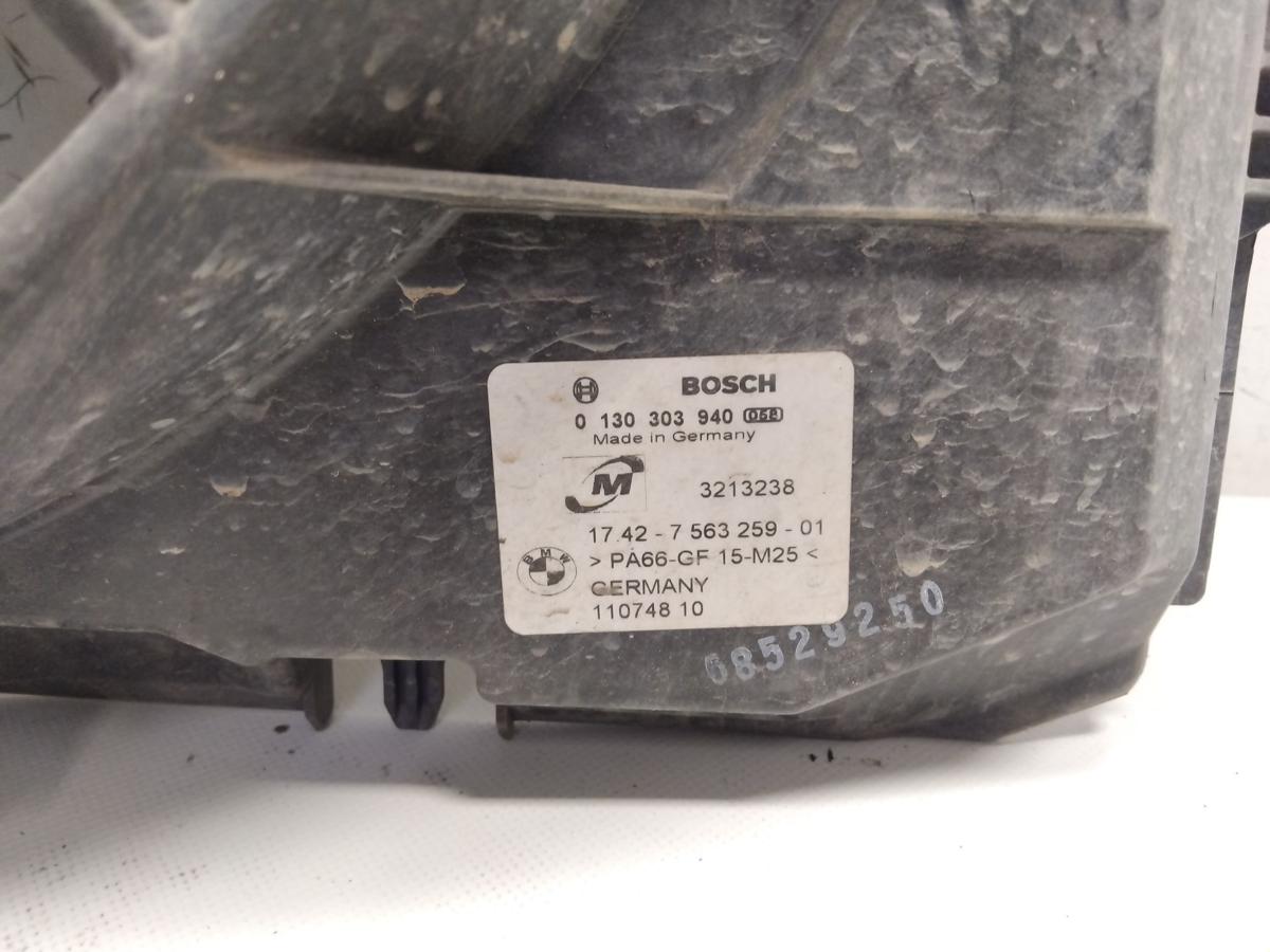 BMW 118i E81 E87 original Elektrol&uuml;fter mit Zarge 2.0 95kw Bj.2006