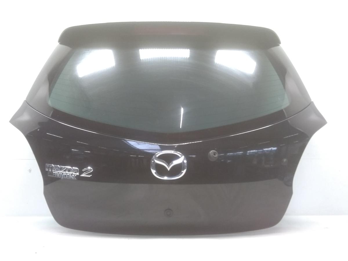 Mazda 2 DE Heckklappe schwarzmetallic mit Heckscheibe Bj.2014