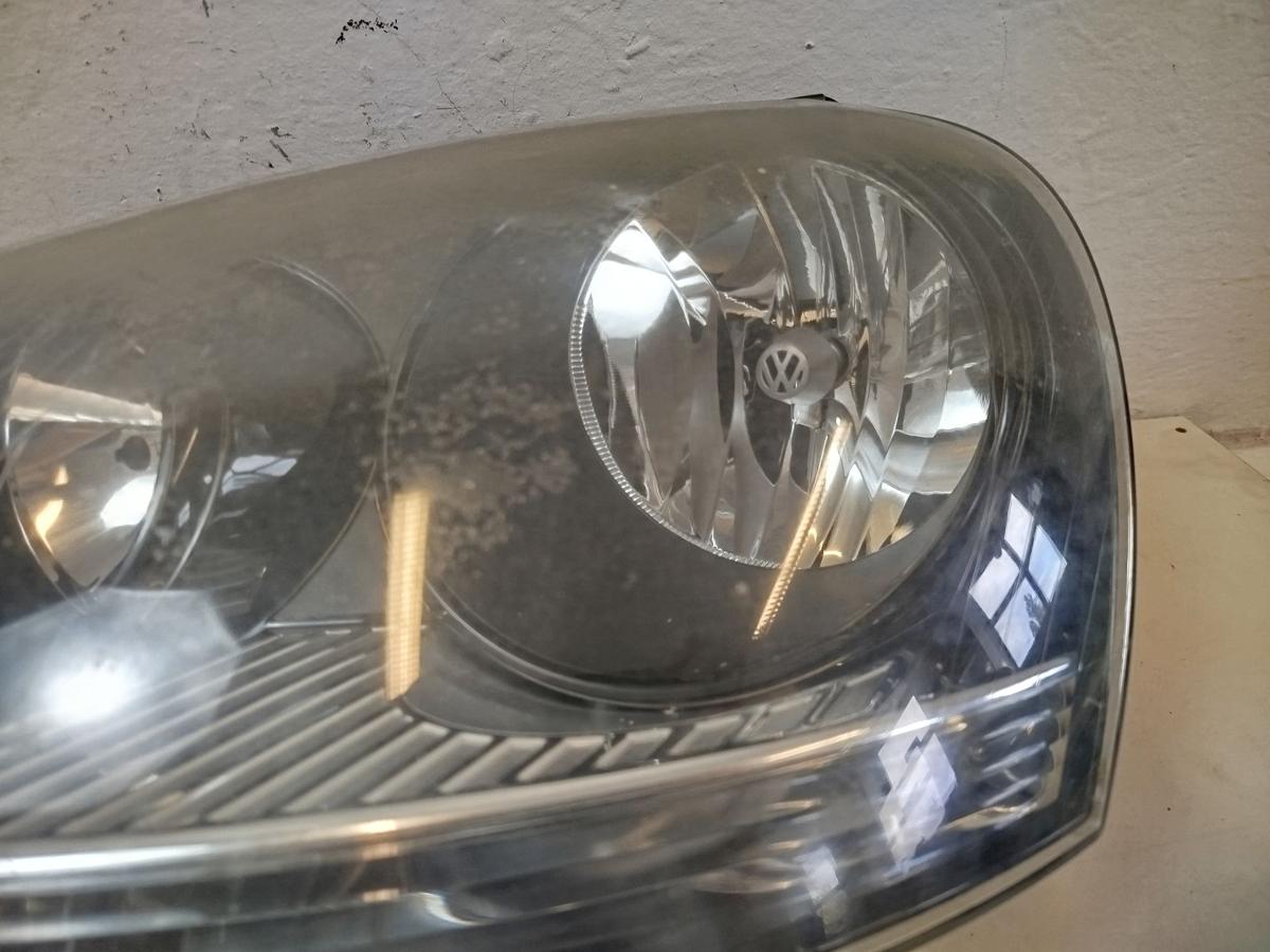 VW Golf 5 V 1K Scheinwerfer links Hauptscheinwerfer schwarze Version Hella Tr&uuml;b
