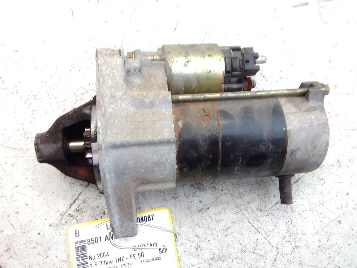 Toyota Yaris Verso original Anlasser Starter 2810021030 Denso 1.5 77kw BJ2004