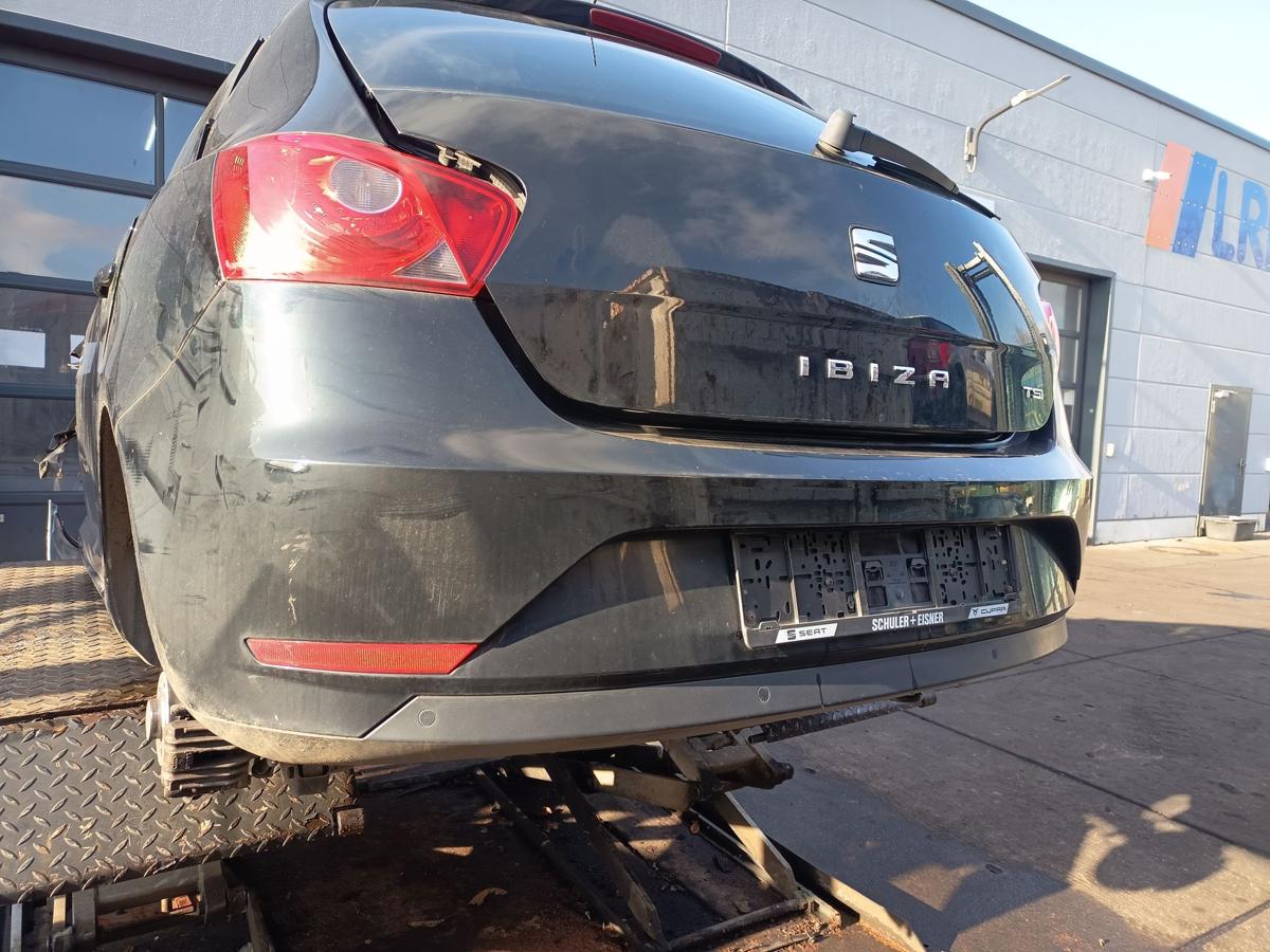 Seat Ibiza 6J orig Sto&szlig;stange hinten Sto&szlig;f&auml;nger 5trg LY9T Schwarz Facelift ab12