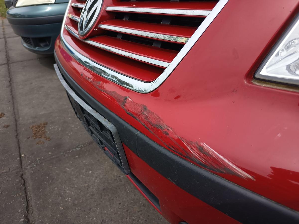 VW Sharan 7M original Sto&szlig;stange F&auml;nger vorn Front K3A Paprikarot Bj 2005