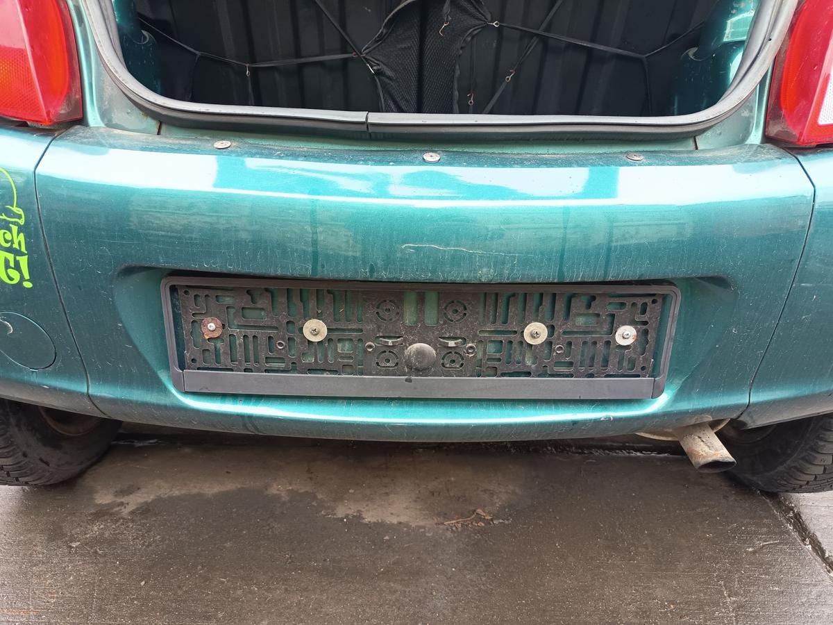 Ford KA RBT original Sto&szlig;stange hinten mitte Karibik Gr&uuml;n Baujahr 1999