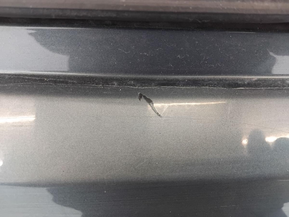 Nissan Micra 4 K13 original Sto&szlig;stange Sto&szlig;f&auml;nger hinten PDC BJ2013 FAA Greyish Green Pearl