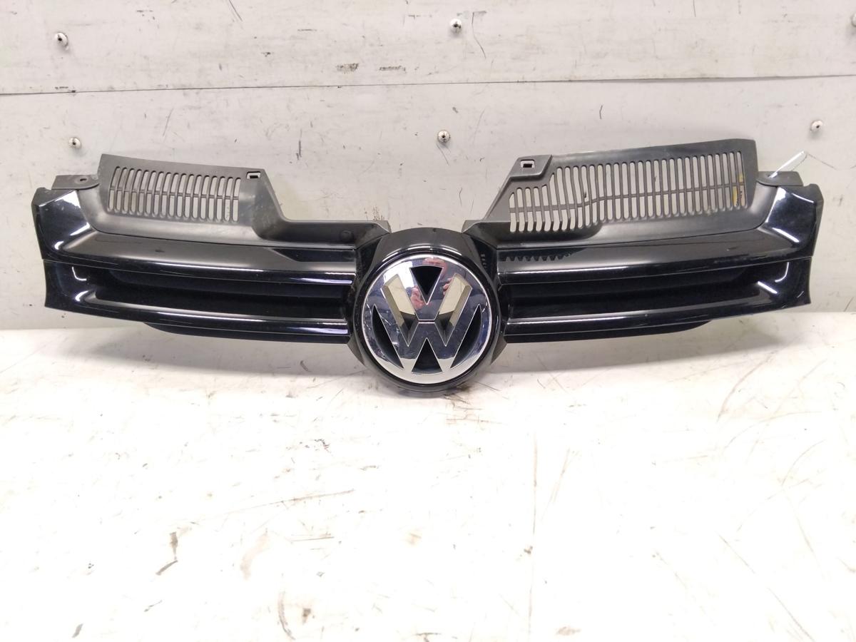 VW Golf 5 1K original K&uuml;hlergrill L041 brillantschwarz uni mit Emblem BJ2006