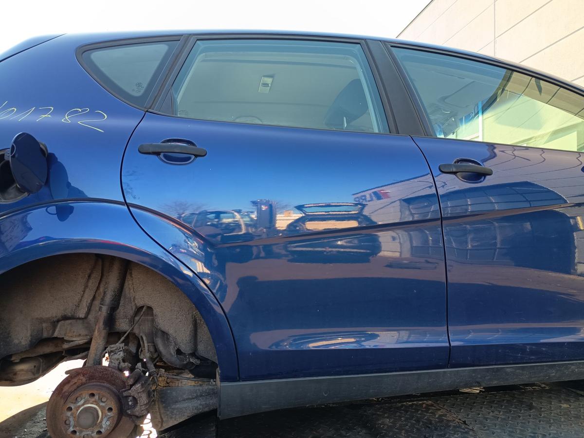 Seat Altea 5P orig Tür hinten rechts LS5S Blau Bj 2005