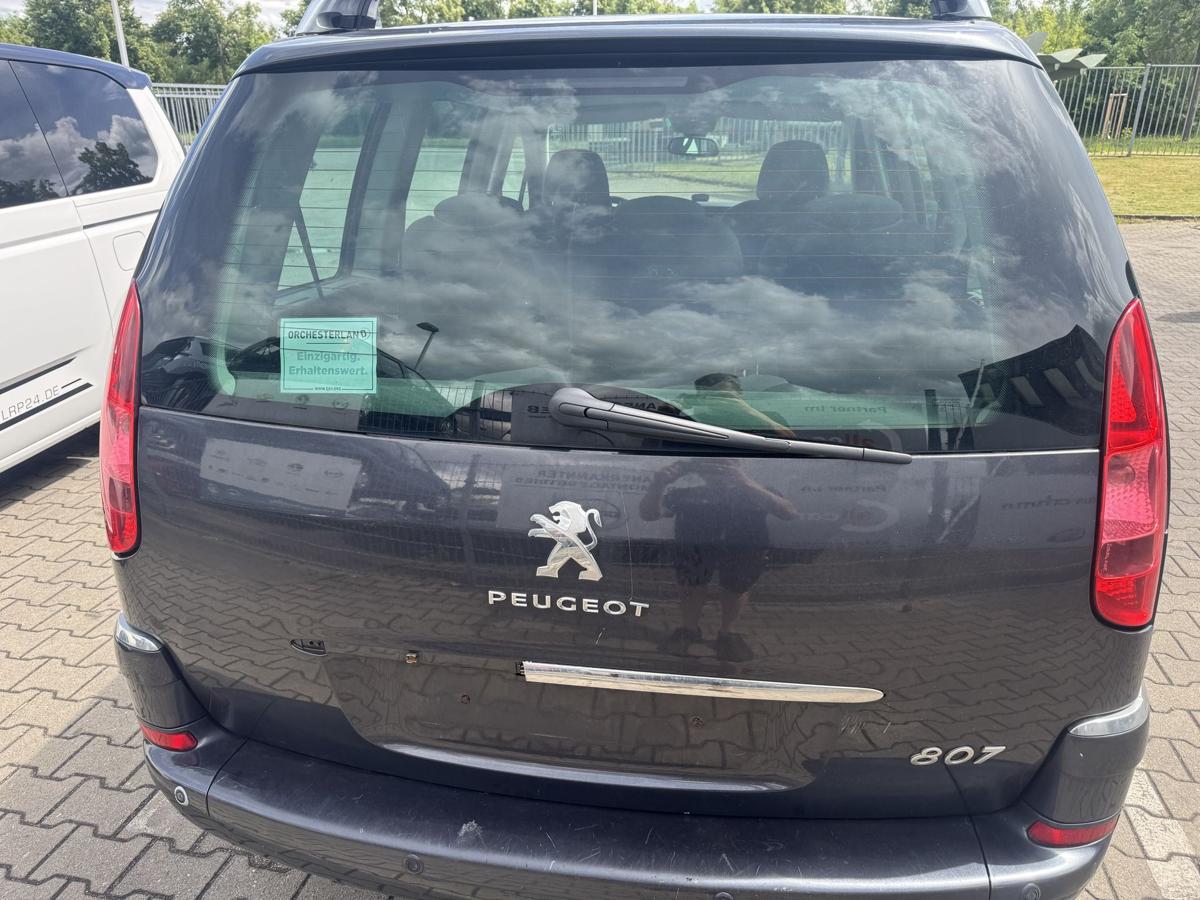 Peugeot 807 original Heckklappe EYJ Aster Grau Metallic Bj.2013