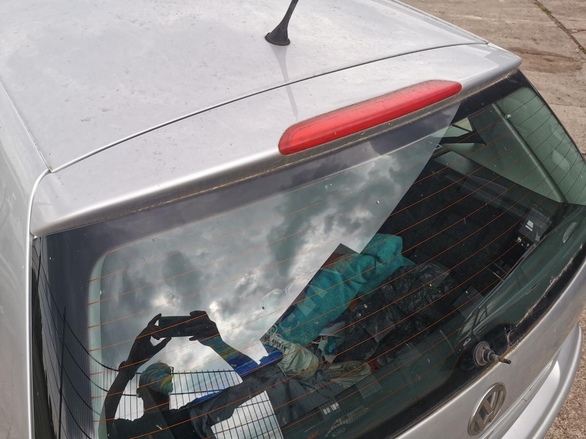 VW Polo 9N1 Heckklappe Klappe Deckel hinten mit Scheibe LA7W Reflexsilber Rohbau