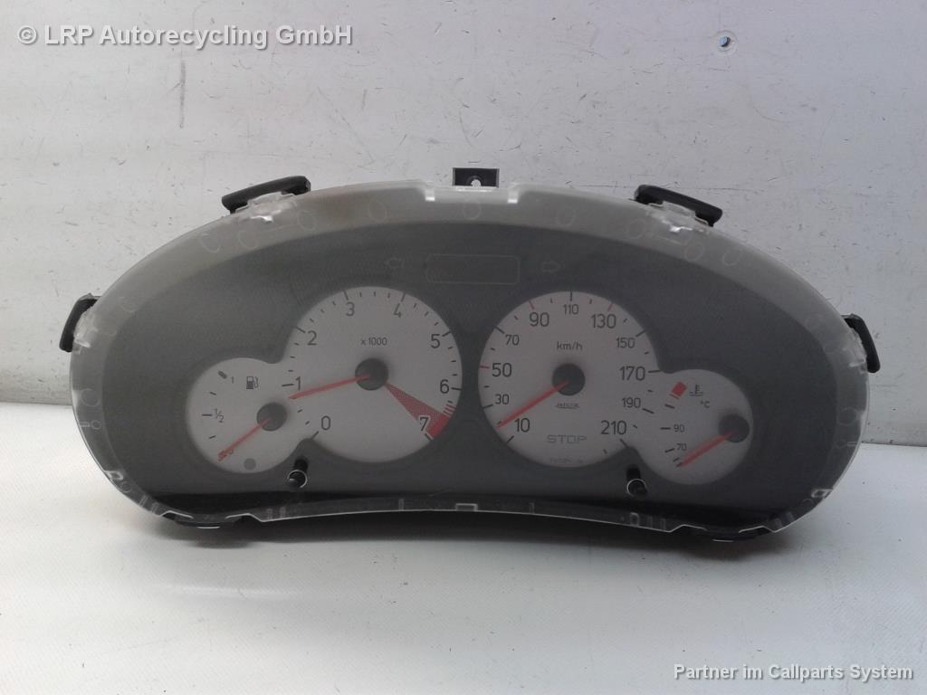 Peugeot 206 BJ2005 Tacho Kombiinstrument 9656696380 Jäger 000500610