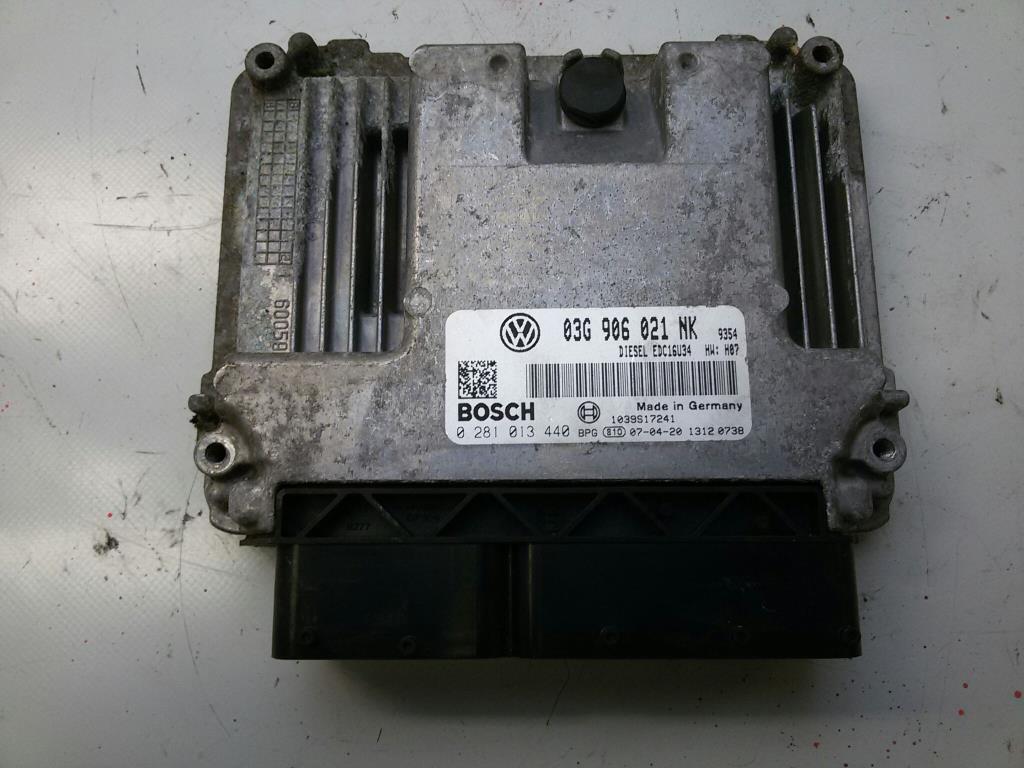 VW Passat 3C BJ-2007 Steuergerät Motor 03G906021NK 0281013440 2.0TDI BMP