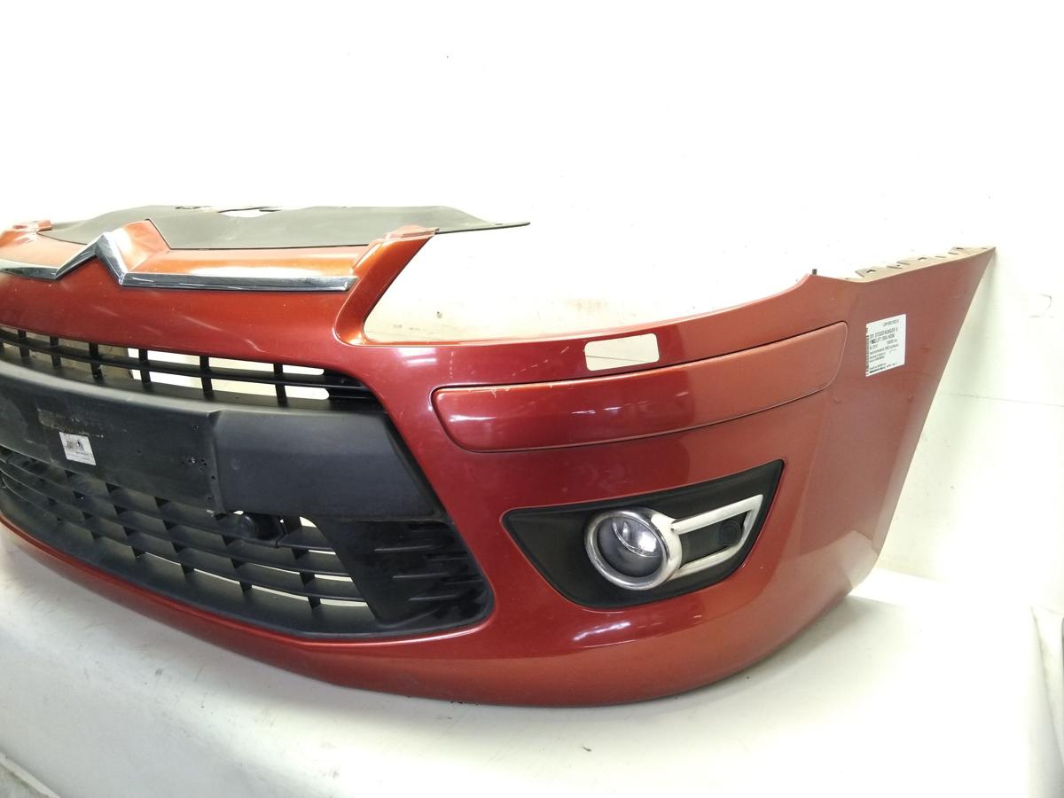 Citroen C4 Facelift orig.Stoßstange Stossfänger vorn SRA PDC BJ2010 EKQ luziferrot