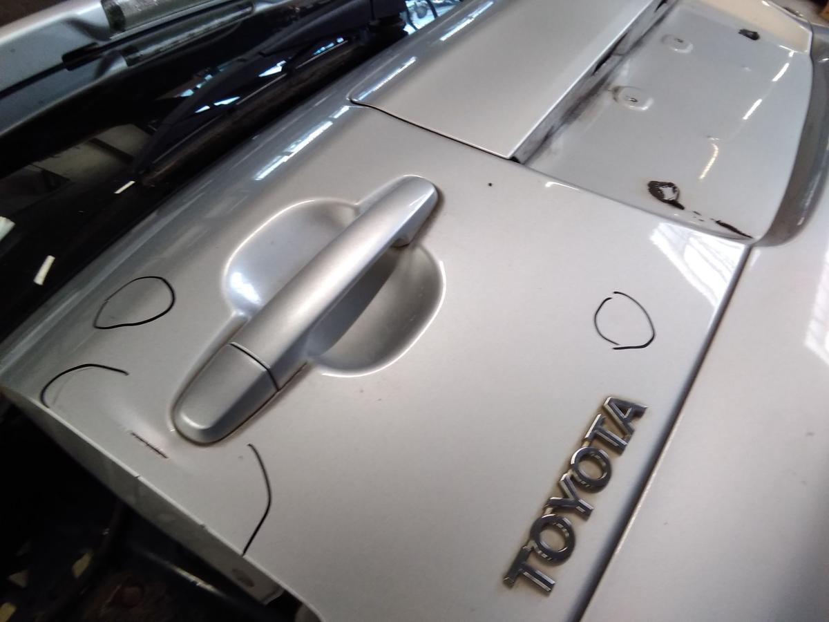 Toyota Rav4 3 original Heckklappe Hecktür mit Scheibe BJ2010 1F7 classic silbermetallic