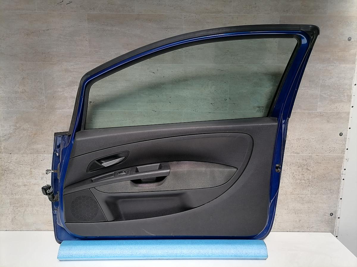 Fiat Grande Punto Rohtür rechts Beifahrertür 599/A Blu Magnetico 3-T BJ05-09