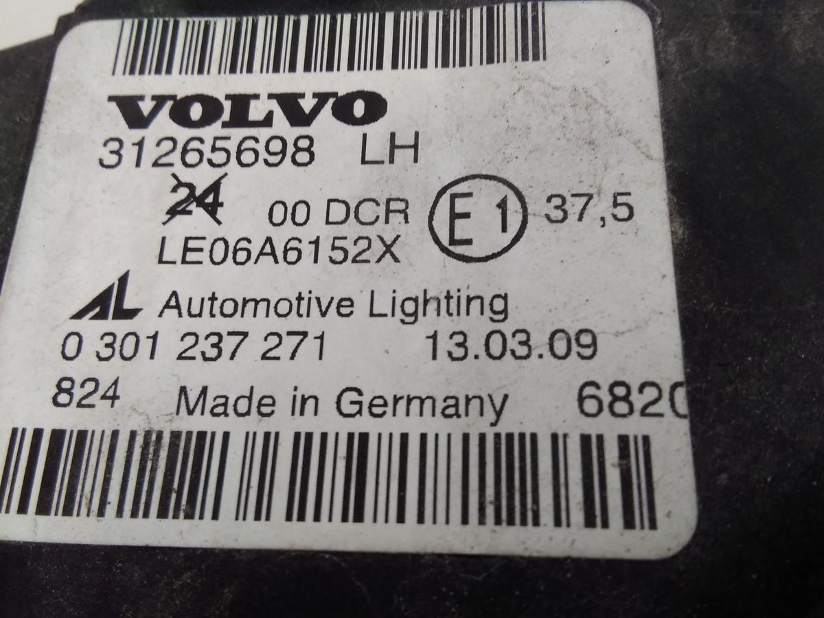 Volvo V50 S40 Facelift orig.Scheinwerfer links Xenon mit Steuergerät BJ2009