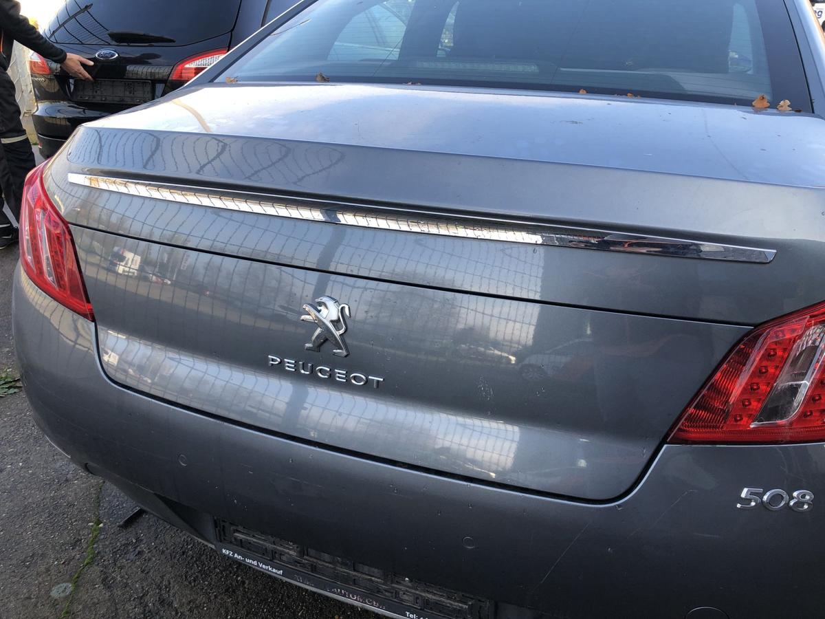 Peugeot 508 ND NE bis14 Heckklappe Kofferklappe Kofferraumdeckel Limo KTH grau
