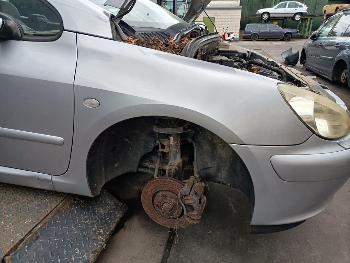Peugeot 307CC Cabrio orig Kotflügel rechts EZR Silbergrau Bj 2003