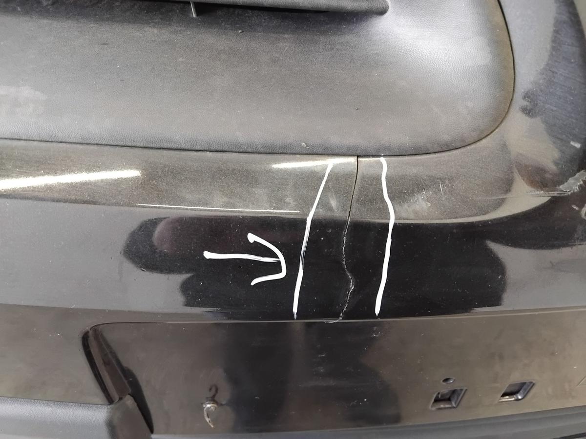 Renault Clio 3 original Sto&szlig;stange Sto&szlig;f&auml;nger vorn besch&auml;digt BJ2008 NV676 Noir Nacre