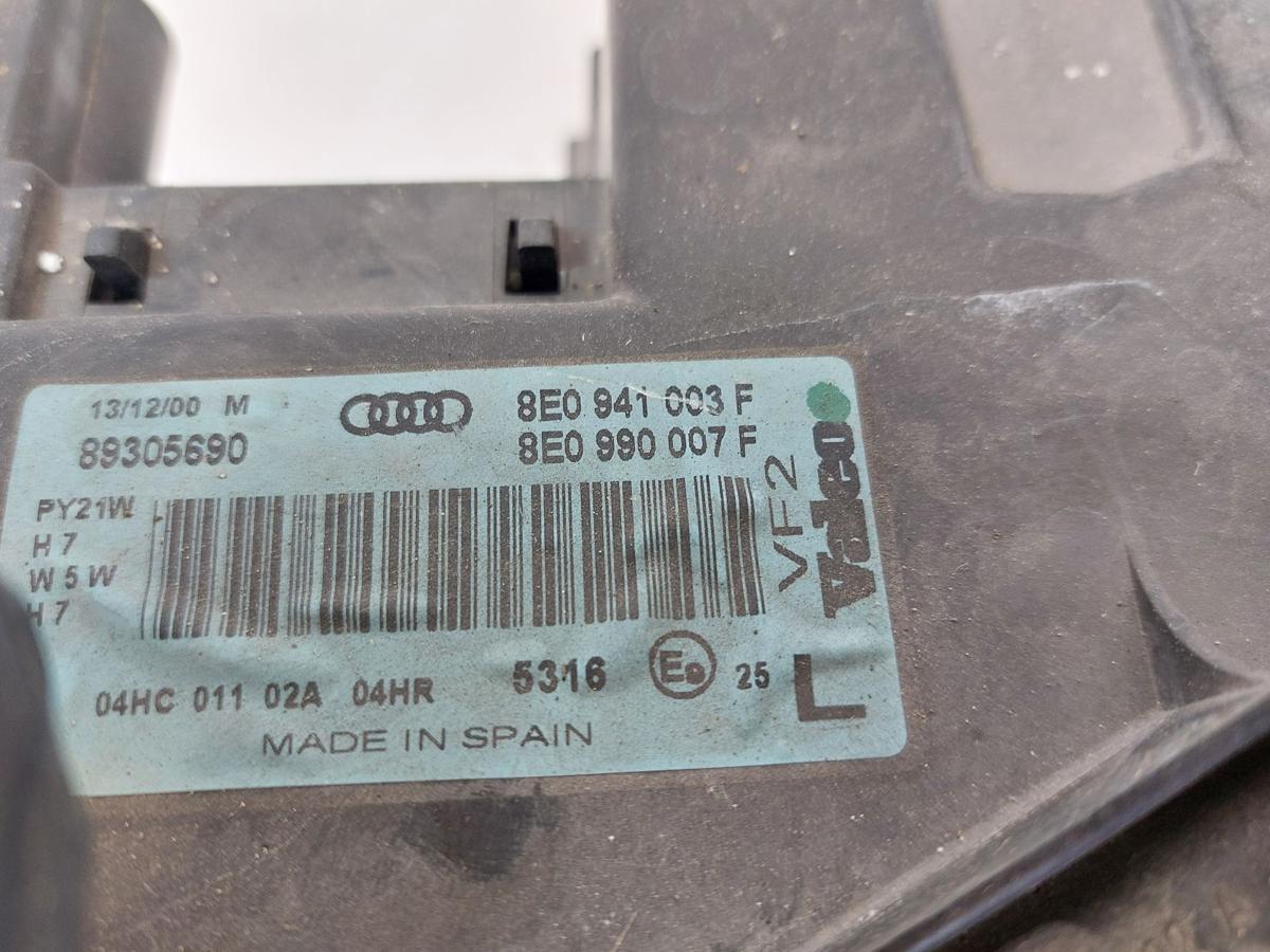 Audi A4 8E B6 Scheinwerfer vorn links Hauptscheinwerfer Lampe Haloge Valeo OEM