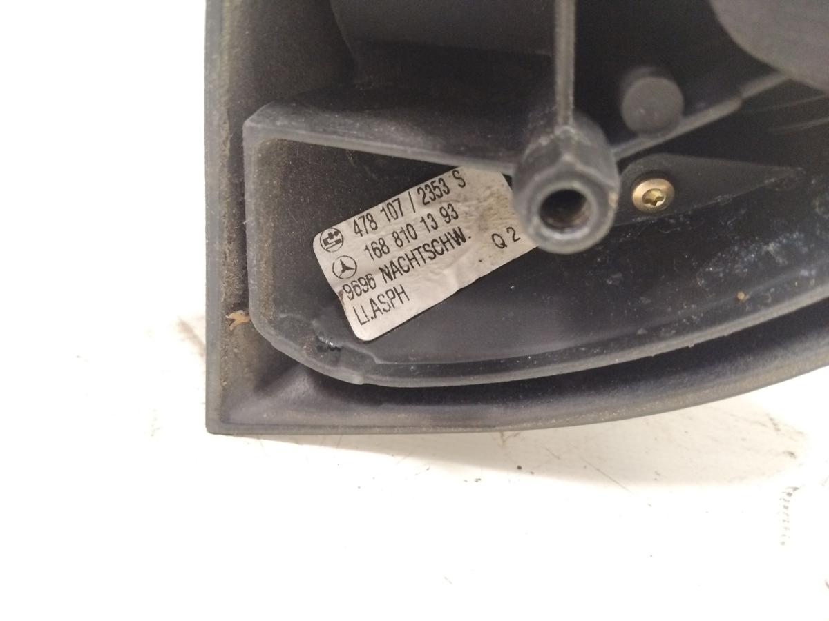 Mercedes A-Klasse W168 original Au&szlig;enspiegel links mit Blinker BJ2003 696 Nachtschwarz