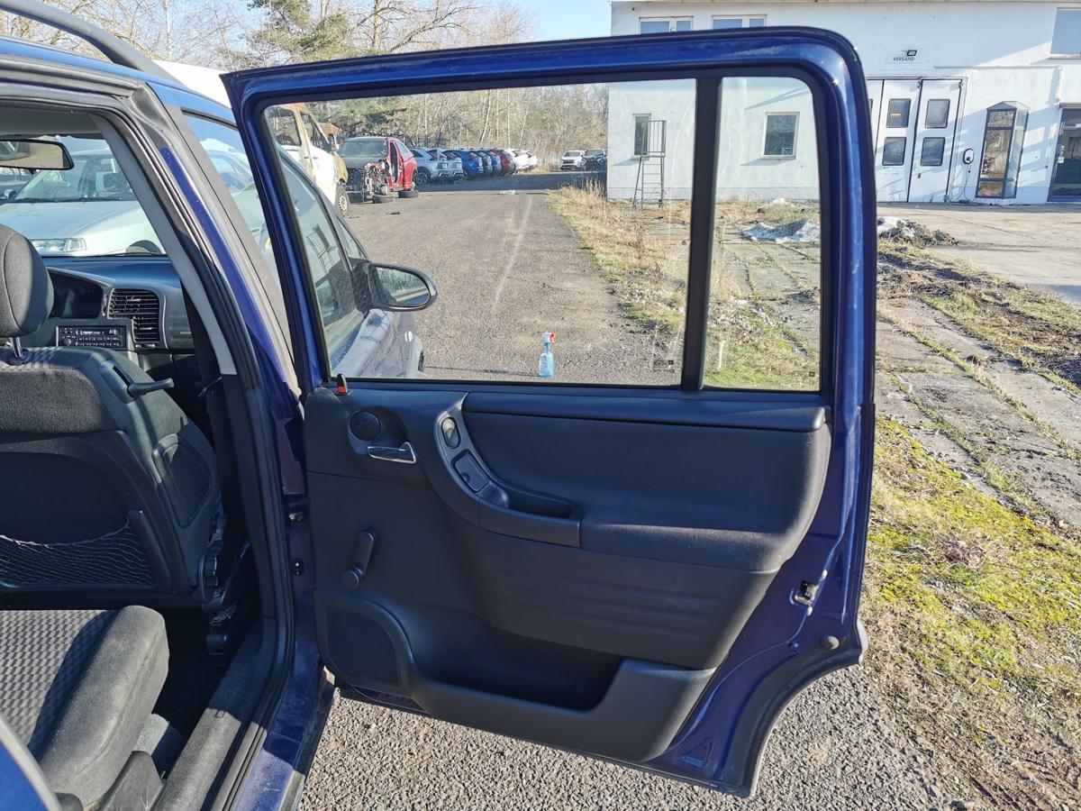Opel Zafira A T&uuml;r Autot&uuml;r Rohbaut&uuml;r Fondt&uuml;r hinten rechts Z20Z Atlantikblau