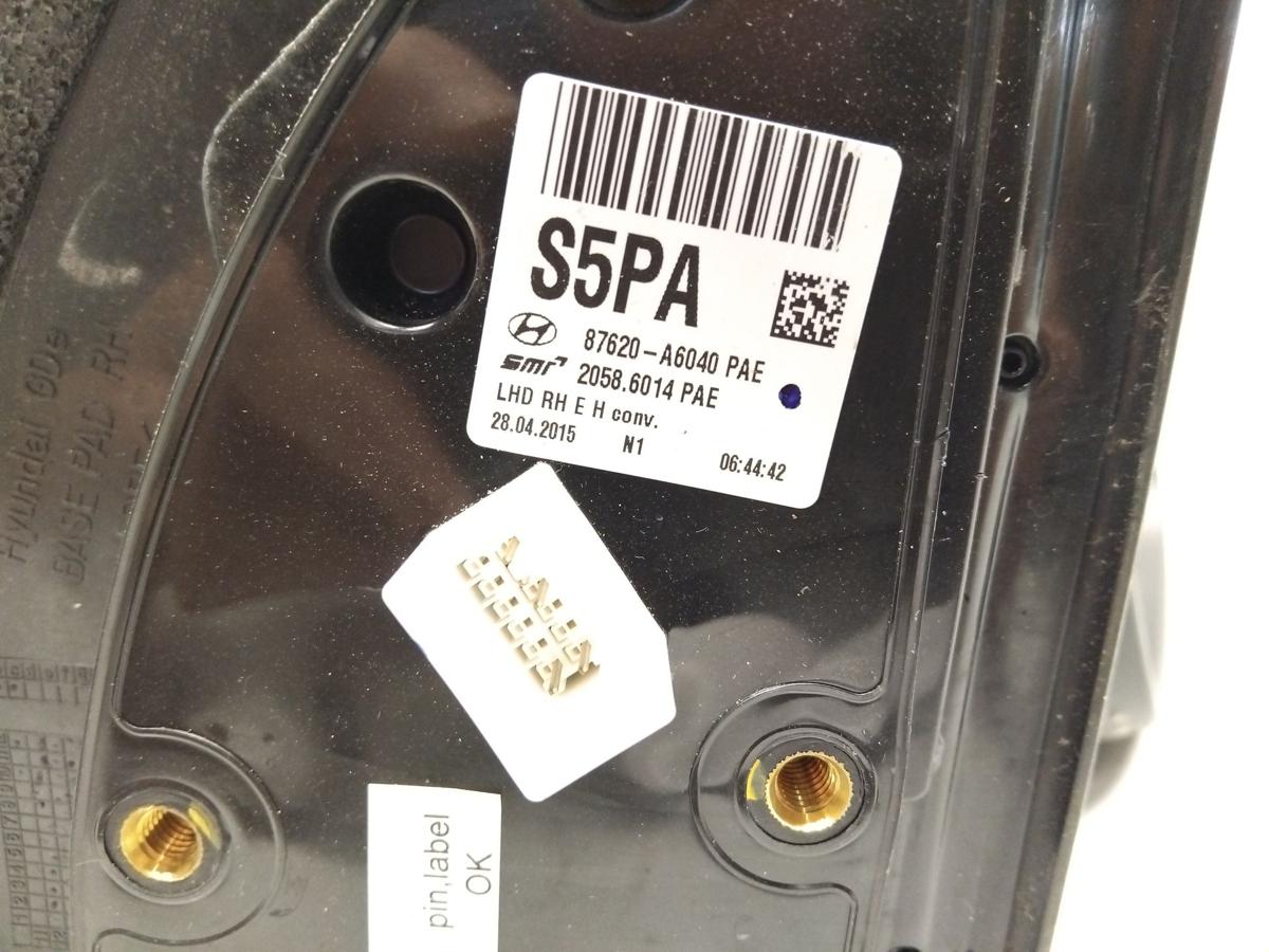 Hyundai i30 Kombi GD orig Au&szlig;enspiegel rechts elektrisch&beheizt 5polig BJ2015