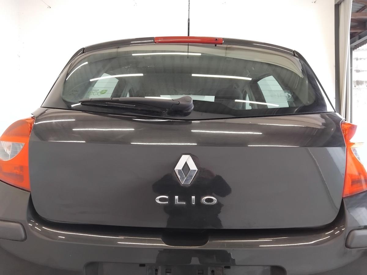 Renault Clio 3 Heckklappe NV676 Noir Nacre mit Heckscheibe BJ2008 Flie&szlig;heck