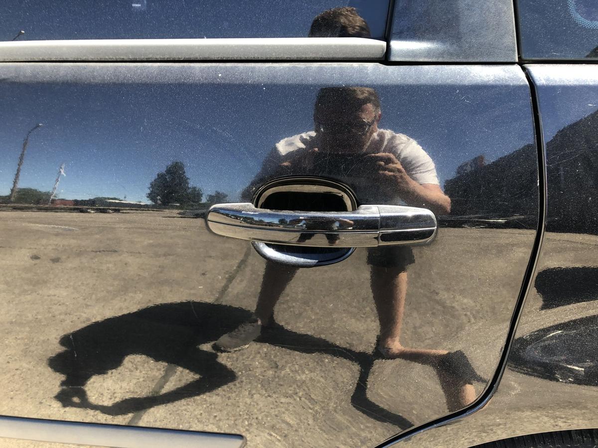 Ford Focus C Max DM2 T&uuml;r hinten links Fondt&uuml;r im Rohbau Pantherschwarz bis 07
