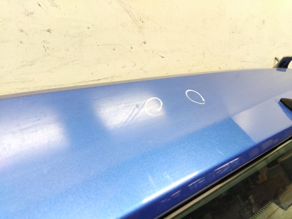 Citroen C2 original Heckklappe Oberteil blau mit Heckscheibe BJ2003