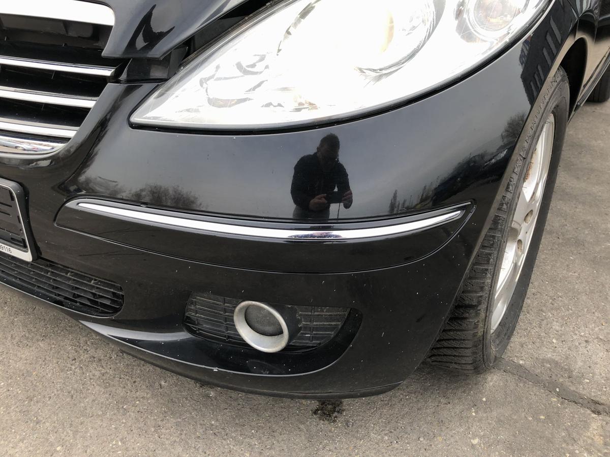 Mercedes A Klasse W169 Sto&szlig;f&auml;nger vorn Frontsch&uuml;rze Avantgarde 696 Nachtschwarz