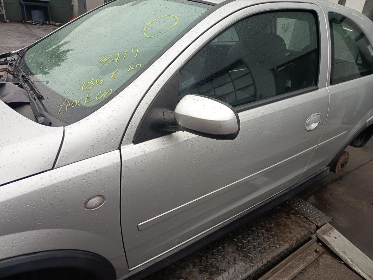 Opel Corsa C 3-TRG Bj 2005 original Tür vorn links Z157 Starsilber Facelift