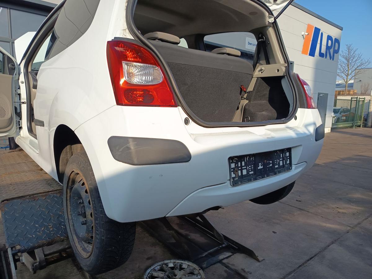 Renault Twingo II original Sto&szlig;stange F&auml;nger hinten Heck 369 Arktiswei&szlig; Bj 2009