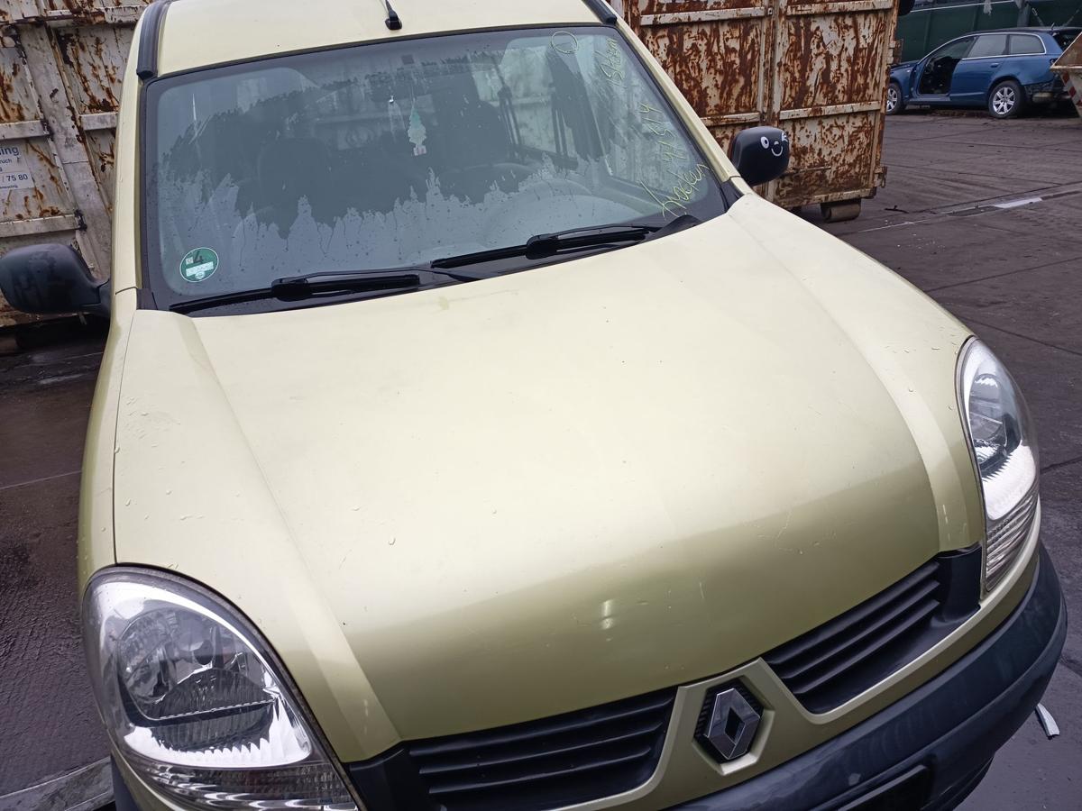 Renault Kangoo KC original Motorhaube Klappe Front TED99 Limettengr&uuml;n ab 2003