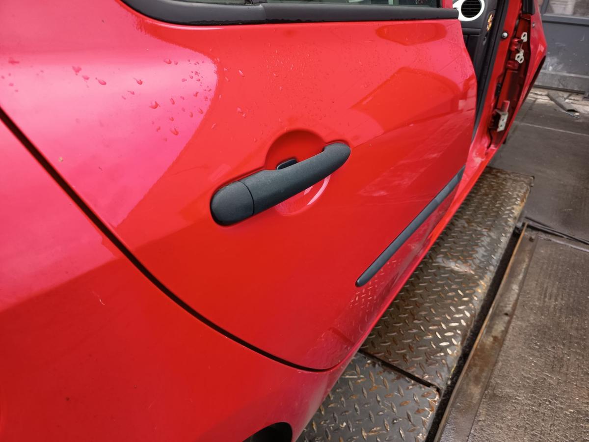 Renault Clio III original T&uuml;r hinten rechts Fond 727 Spanischrot Bj 2012