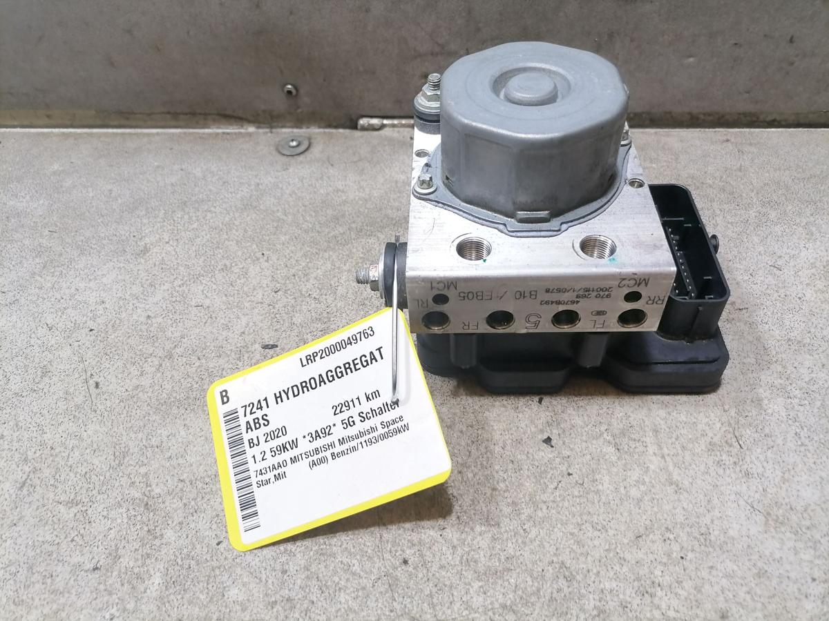 Mitsubishi Space Star original Hydroaggregat ABS Block 1.2 59KW Bj.2020