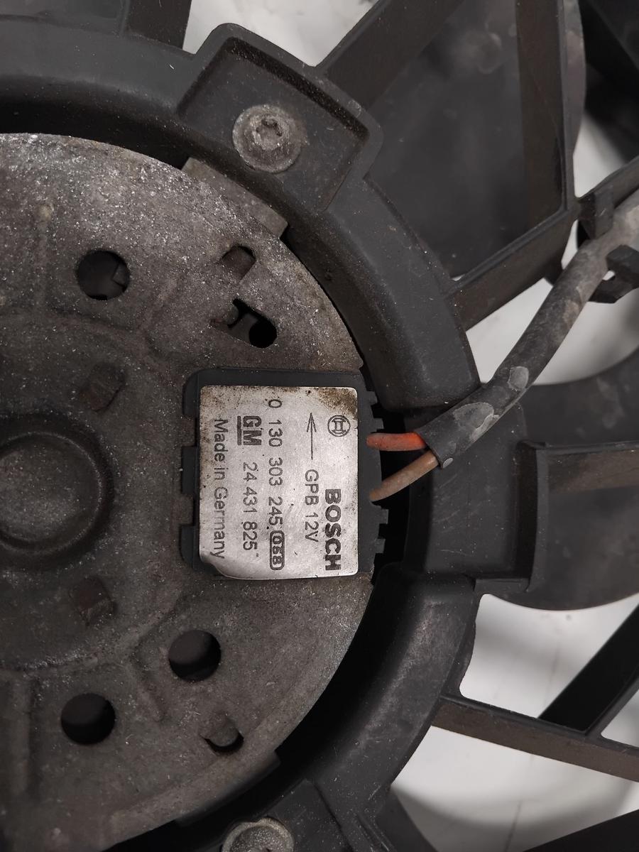 Opel Astra G original Elektrol&uuml;fter mit Zarge 24431825 0130303245 BOSCH BJ2001