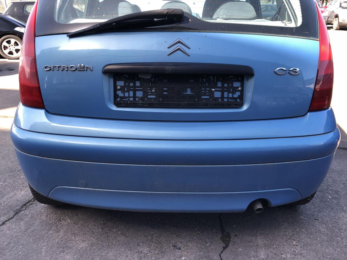 Citroen C3 Typ F Sto&szlig;f&auml;nger hinten Sto&szlig;stange Hecksch&uuml;rze KMY Lucia Blau Met