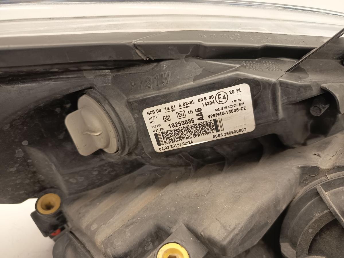 Opel Meriva B original Hauptscheinwerfer links Halogen Linse mit AFL Frontlicht