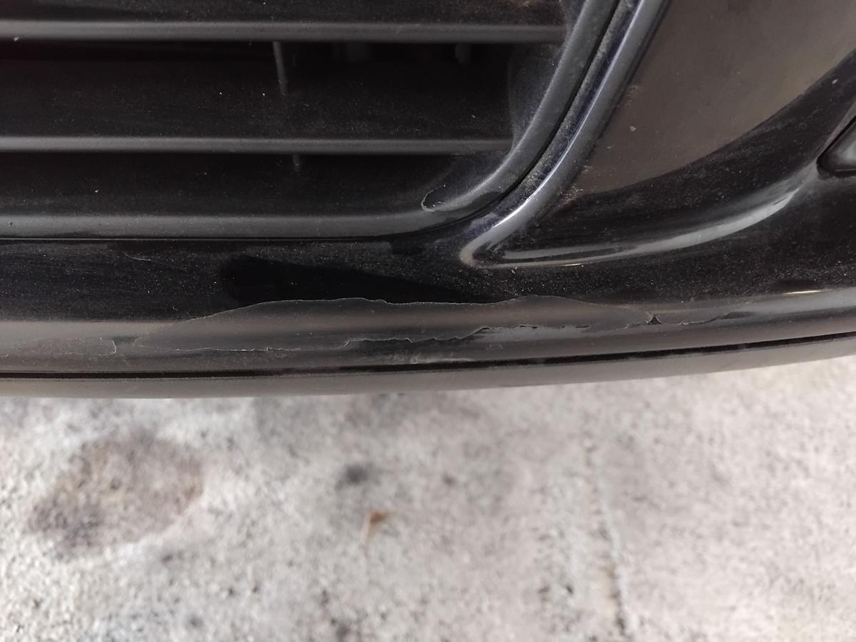 VW Golf 5 1K original Sto&szlig;stange Sto&szlig;f&auml;nger vorn mit SRA BJ2006 L041 brillantschwarz uni