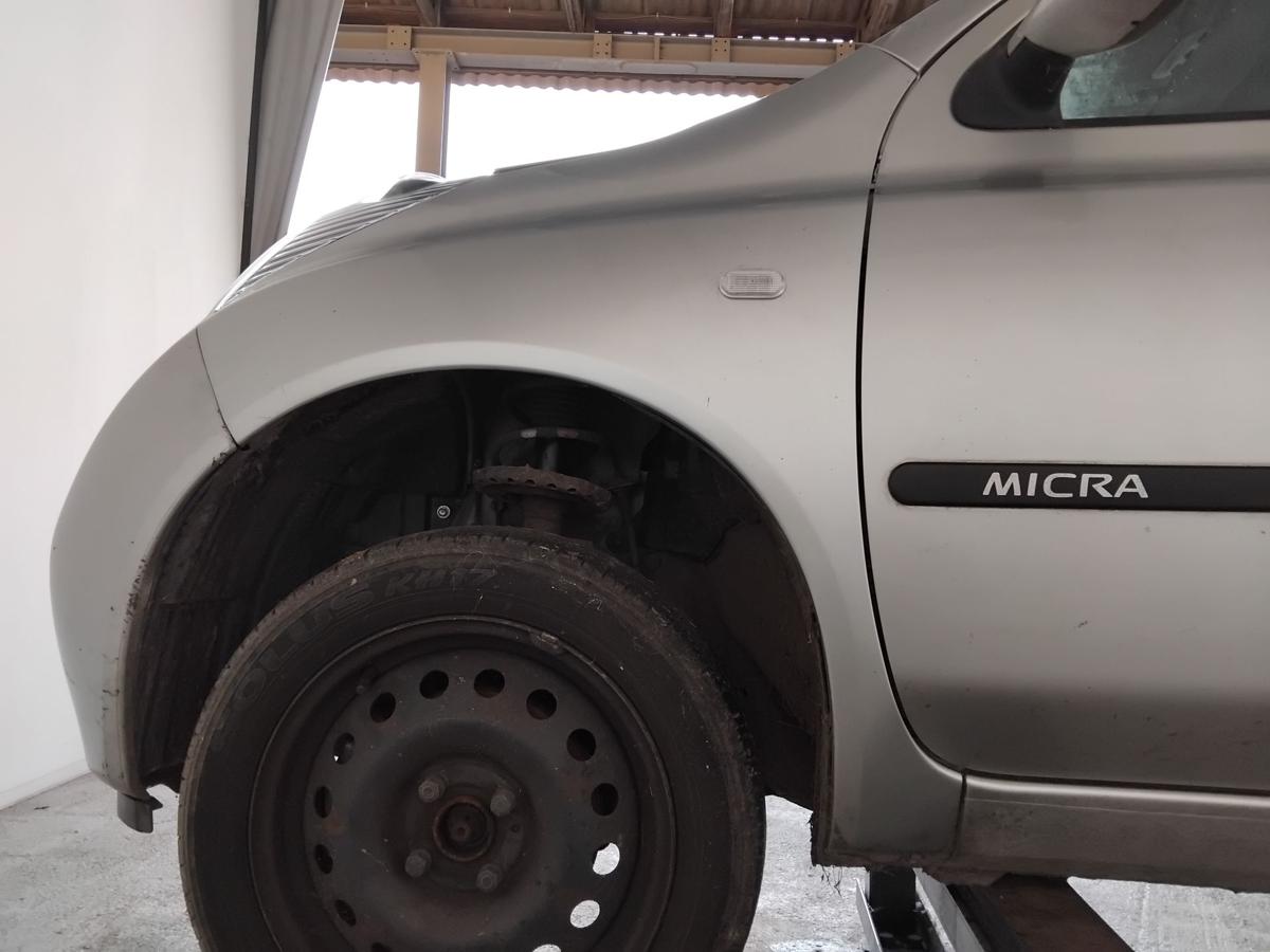 Nissan Micra K12 original Kotflügel vorn links KY0 Sportysilver BJ2005