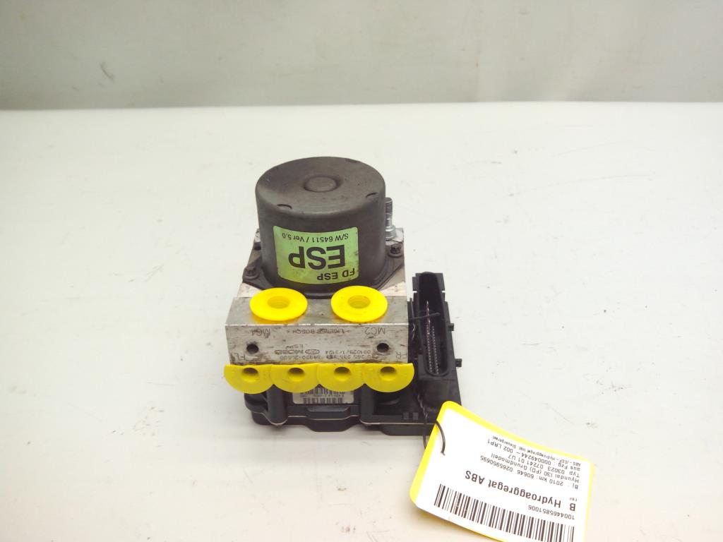 Hyundai I30 FD BJ2010 ABS ESP Block Hydroaggregat 58920-2L500 0265950695