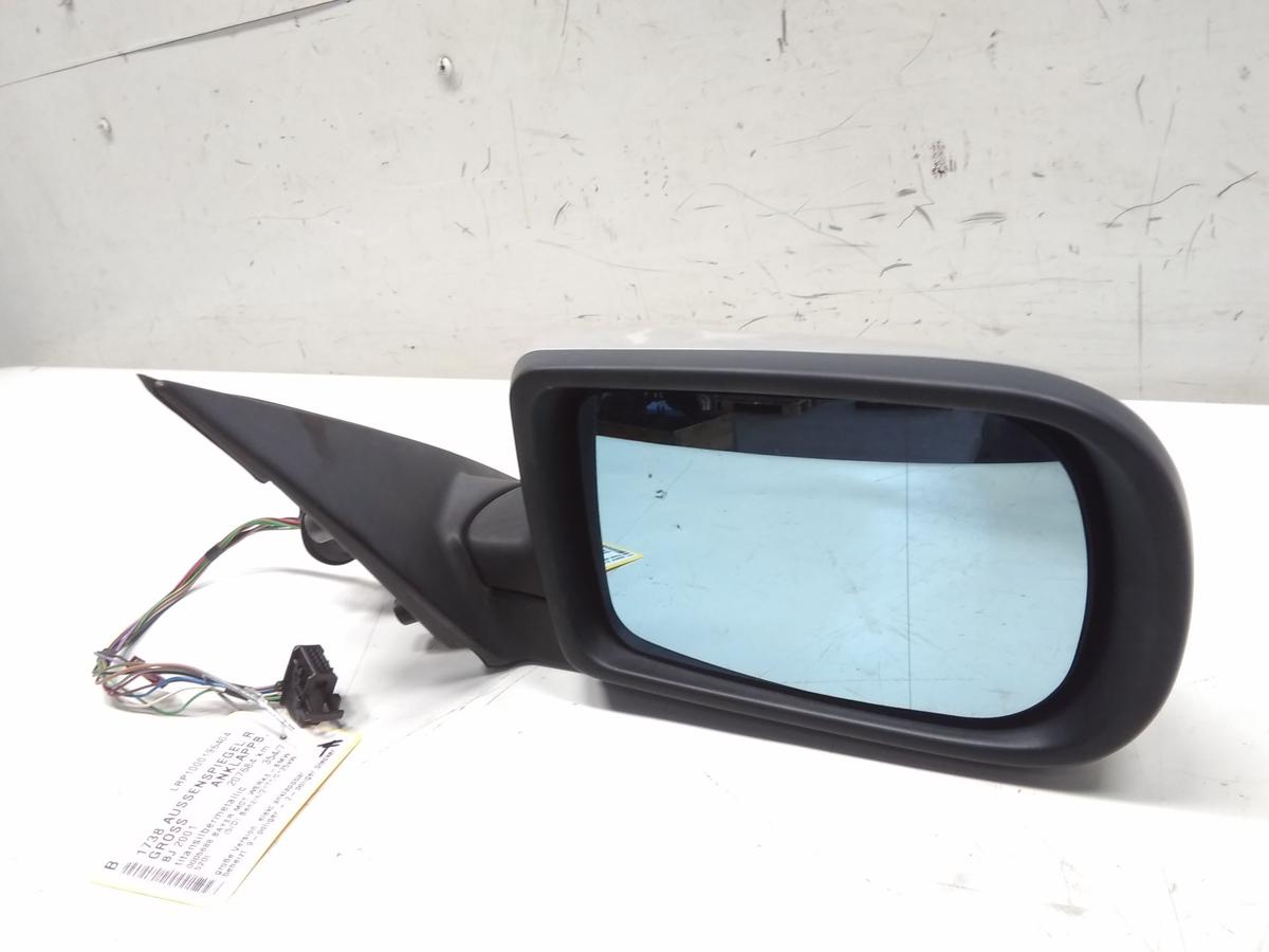 BMW 5er E39 orig.Au&szlig;enspiegel rechts gro&szlig;e Version elek anklappbar 9+2PIN BJ2001